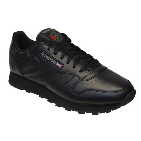 black reebok classic mens